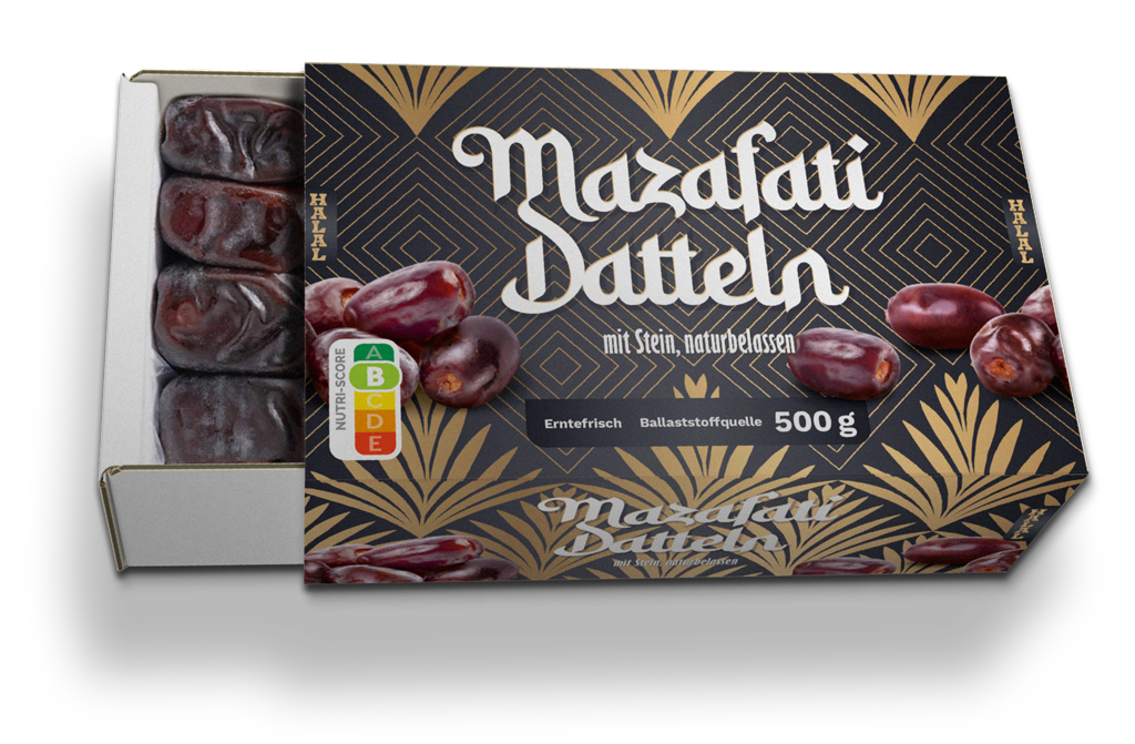 Mazafati-Datteln – Packaging Design Estudio SR