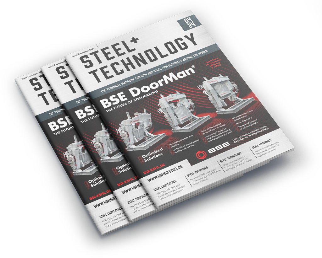 BSE DoorMan® – Titelseite Steel + Technology Magazin